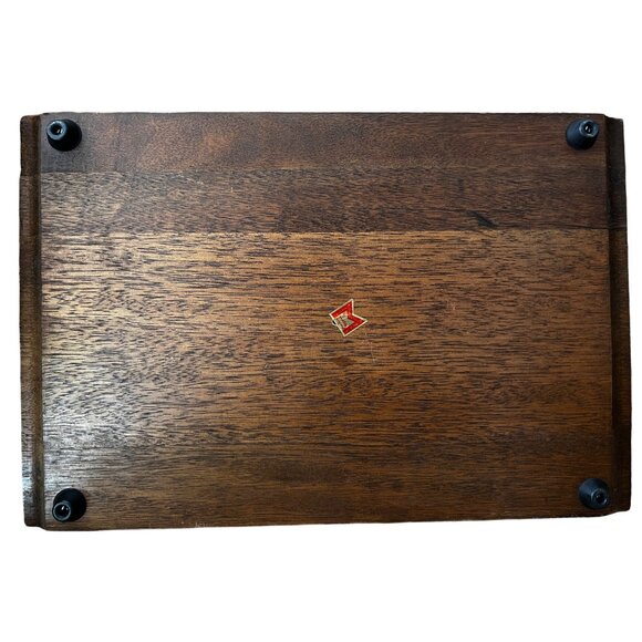 Vintage Wood Charcuterie  Cheese Board With Swiss & French Cheese Design - Picture 2 of 10